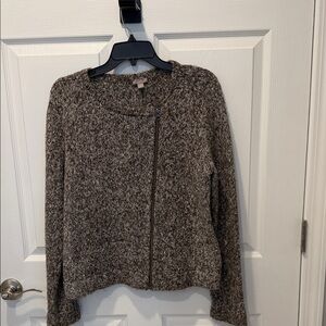 J. Jill Brown Knit Cardigan